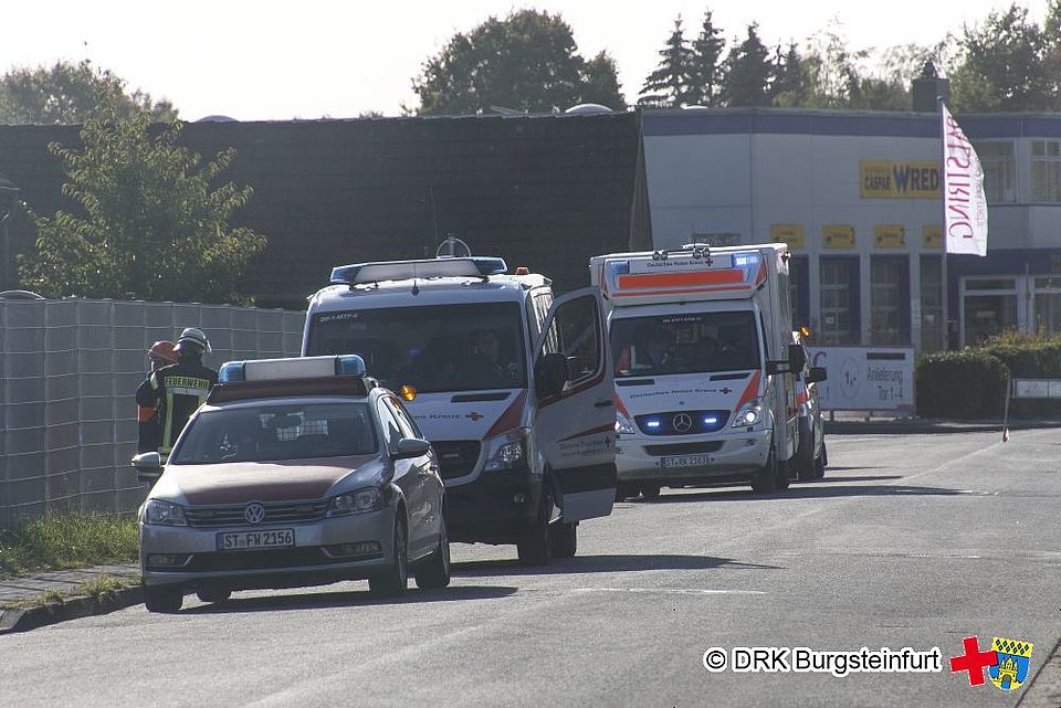 Anrücken der Einsatzkräfte