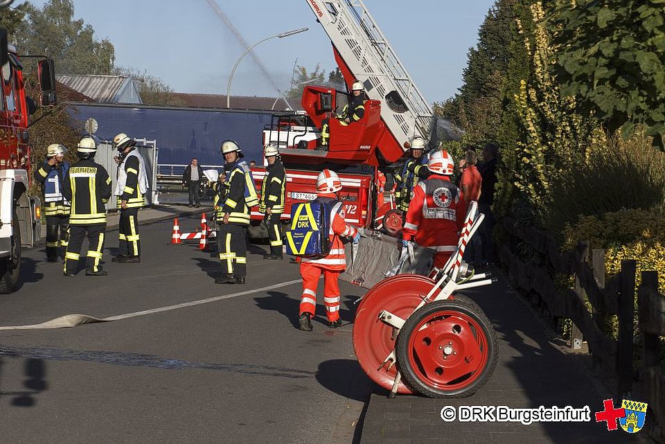 Weitere Kräfte für den Abtransport der Verletzten